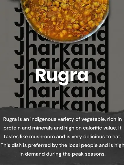 Our culinary journey continues with Misal Pav from Maharashtra, the rich Kosha Mangsho from West Bengal, comforting Thukpa from Sikkim, and the unique Rugra vegetable from Jharkhand.