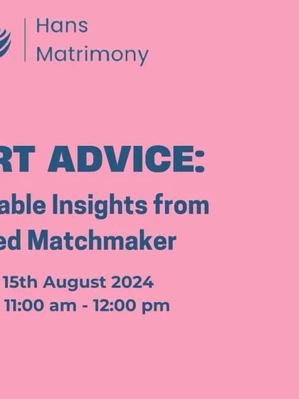 We regularly host live sessions to offer expert guidance on matchmaking. This is an example of an event where I personally connect with parents to answer their questions and share insights from my 25+ years of experience.