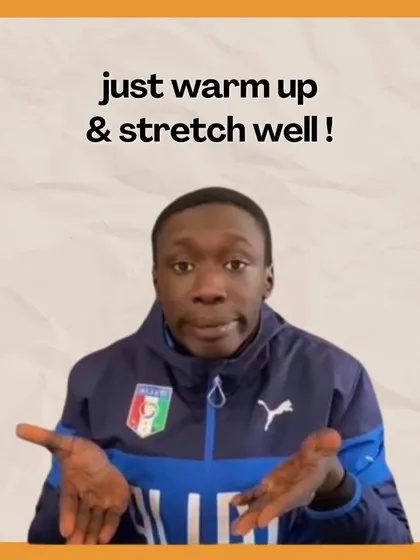 A simple solution to a common problem. If you're getting cramps and sore muscles after practice, the answer is simple: warm up and stretch properly!