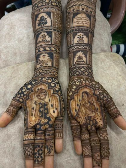 3D Henna Touch - Bridal Mehndi Bridal Portraits: Your Love Story in Henna photo 8