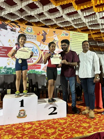 Our Under-8 girls shine on the winners' podium. Their performance and medals are an inspiration to all our students, showing what can be achieved with focus and training.