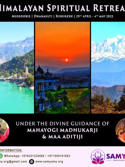 Details of our Himalayan Spiritual Retreat in Mussoorie, Dhanaulti, and Rishikesh. These retreats include pre and post-retreat healing, excursions, and deep spiritual guidance.