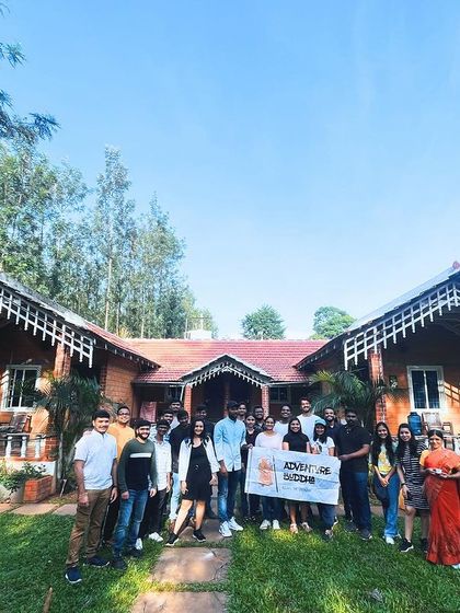 Our group gathered outside a beautiful homestay, ready for another day of exploration. We choose accommodations that are comfortable, scenic, and add to the overall experience.