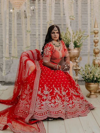 Timeless Red Lehenga Brides photo 40