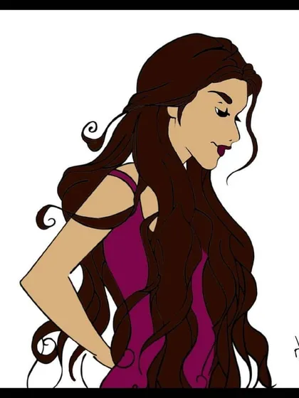 A simple and fabulous digital portrait. This piece was inspired by the idea that a girl should be two things: classy and fabulous. It's a clean, stylized illustration focusing on grace and poise.