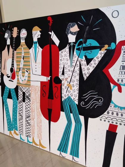 Aanchal Gupta - Commissioned Paintings & Original Art Art for Interiors: Large-Scale & Themed Canvases photo 18