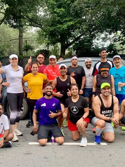 A typical Sunday with the running crew. We are a diverse group of runners of all paces, united by our love for hitting the pavement and supporting each other, one step at a time.