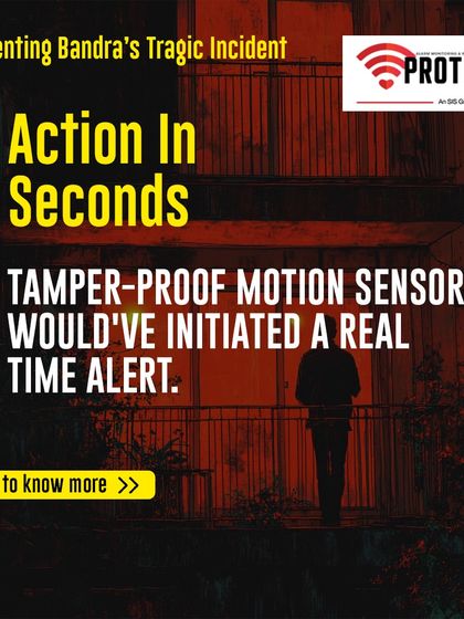 The recent security lapse in Bandra could have been prevented. Our tamper-proof motion sensors would have initiated a real-time alert the moment intruders tried to enter the property, providing the first critical step in stopping the incident.
