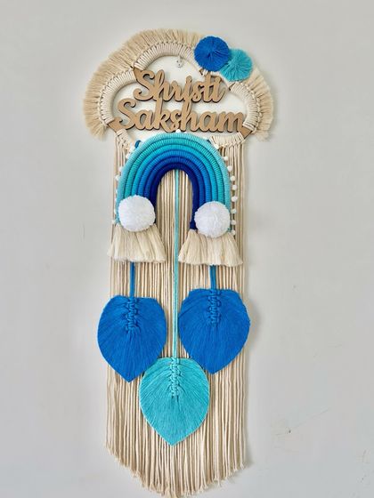 Shikha Agarwal - Custom Macrame & Crochet Home Decor Personalized Name Hangings photo 17