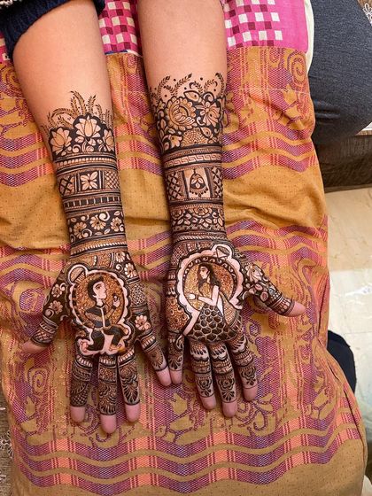 Lucky Mehndi Artist - Bridal Mehndi Engagement & Lighter Styles photo 17