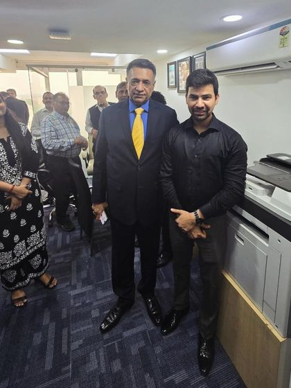 A reunion with my former senior, Mr. K.K. Manan, after 12 years. He warmly remembered my internship with him and introduced me to other advocates.