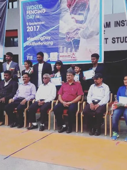 On World Fencing Day, we were proud to see our students recognized for their excellence. Vinod Kumar was awarded Best Epee Player of Karnataka, highlighting our specialization in Epee fencing, while Letitia was named Emerging Player.
