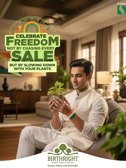 This Independence Day, celebrate freedom by slowing down with your plants. True independence is the freedom to breathe easy and live mindfully.