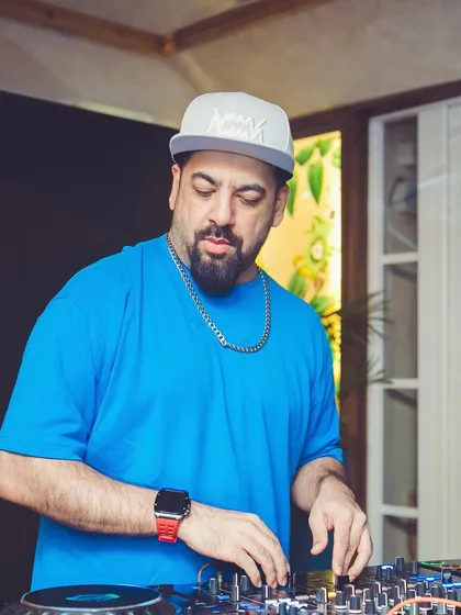 A shot of me mixing during the December edition of VIBE CHECK. We ended the year with a bang.