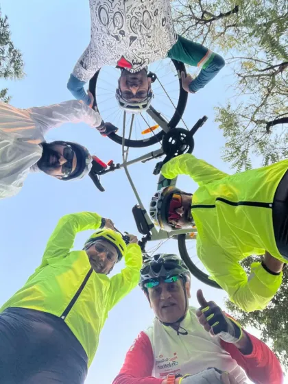 More than a cycling club, we are a brotherhood. This is us, a circle of trust, passion, and pure camaraderie. We ride together, we support each other, and we celebrate every kilometer as one tribe.