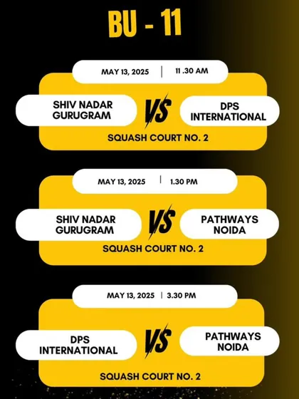 Clear and timely communication is key. We publish detailed match schedules like this one for the Boys Under-11 category, so teams and players can prepare well in advance.