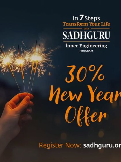 A New Year offer to make the powerful 7-step Inner Engineering Online program more accessible. This is a wonderful opportunity to gift yourself or your loved ones a tool for lasting well-being.