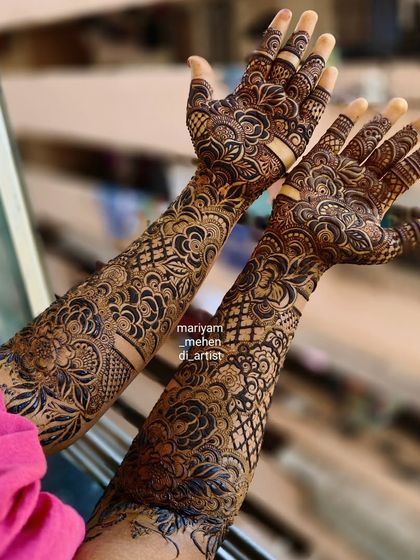 Full Bridal Mehendi for Hands photo 3