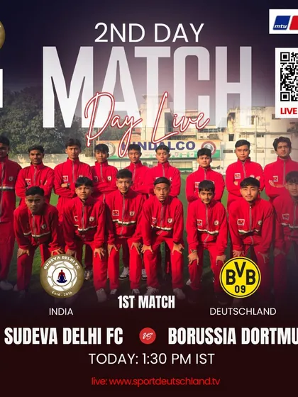 Match day live announcement for our game against Borussia Dortmund. Taking on another German giant at the MTU Cup.