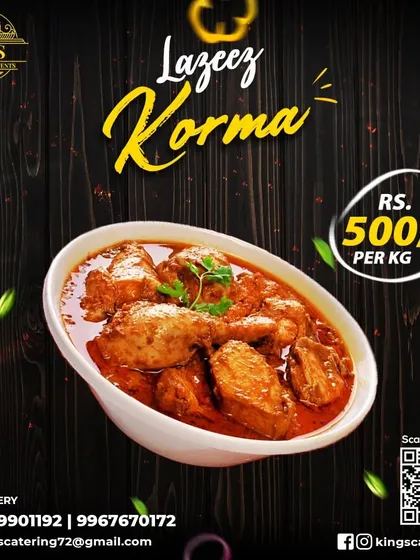 Indulge in a feast with my mouth-watering Lazeez Korma, now available at just 500 per kg. It's the ultimate comfort food experience.