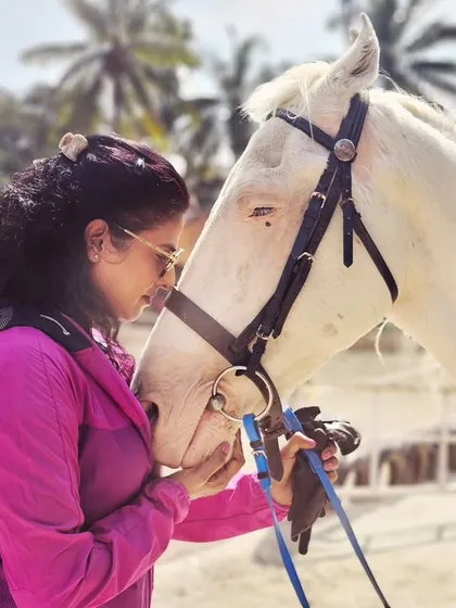 It's all about the connection. Our horses are not just props; they are gentle, well-trained partners that bring a sense of calm and soul to every interaction and photoshoot.