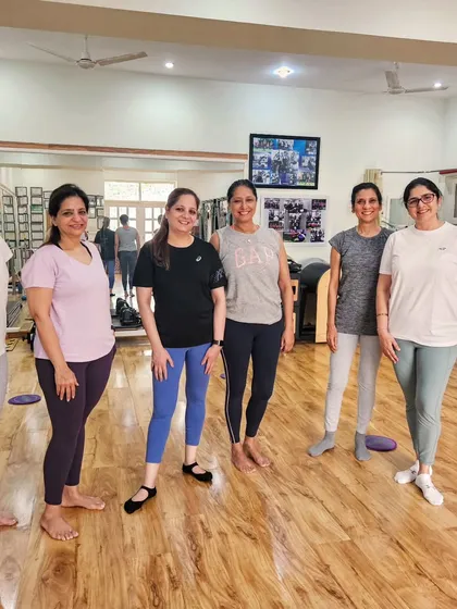 That Friday feeling in the studio! Ending the week on a high note with a great workout and even better company.
