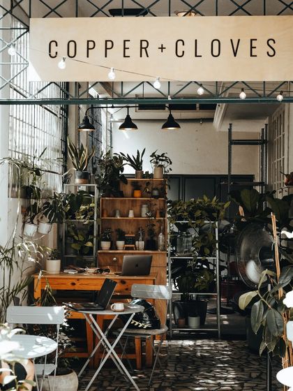 The warm lighting and aroma of coffee create a comforting retreat from the hustle of your day. Come relax with us.