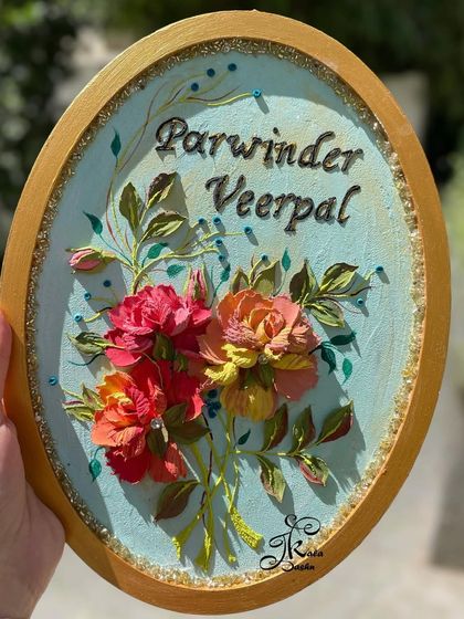 Jashn-e-Kala by Sakshi - Custom Russian Sculpture Decor Personalized Nameplates photo 36