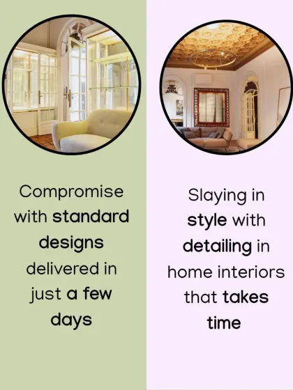 Don't compromise with standard designs. I believe in slaying with style and taking the time to perfect every detail in your home interior for a truly custom result.