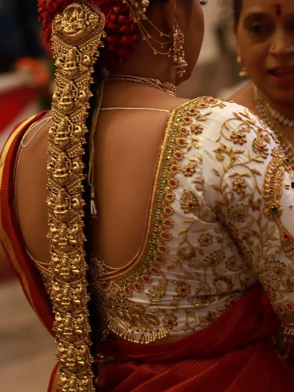 Trendsboutique - Custom Bridal & Festive Wear for Women The Bride's Story: Themed Embroidery Blouses photo 7