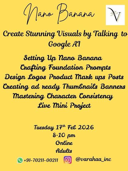 Learn to create stunning visuals just by talking to Google's AI in my Nano Banana masterclass. I will teach you how to craft foundation prompts to design logos, social media posts, and ad-ready banners without needing any design software like Photoshop or Canva.