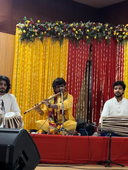 It is always a great learning experience to share the stage with the legendary maestro Pt. Ajay Prasanna on flute.