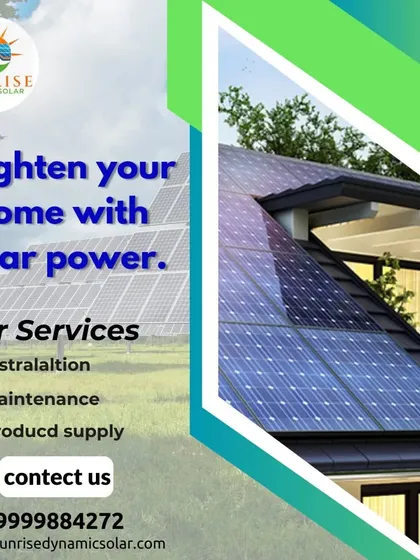 Brighten your home with solar power. We provide installation, maintenance, and product supply to meet all your solar needs.