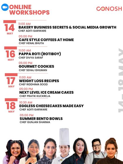 Conosh - Online Culinary Workshops Our Workshop Experience photo 19