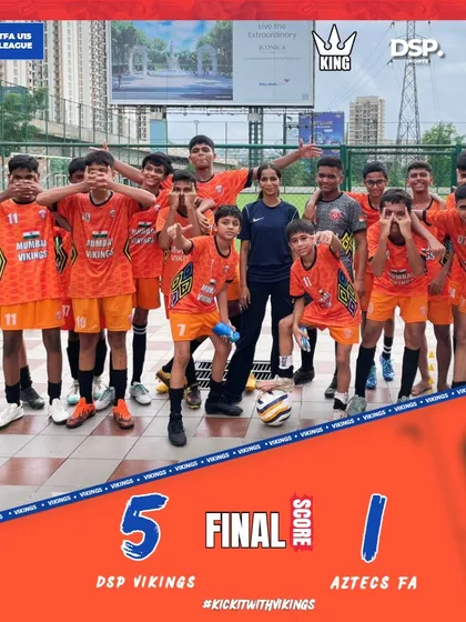 Final score: 5 to 1. Our U15 team showcasing their attacking power in the TFA U15 League.