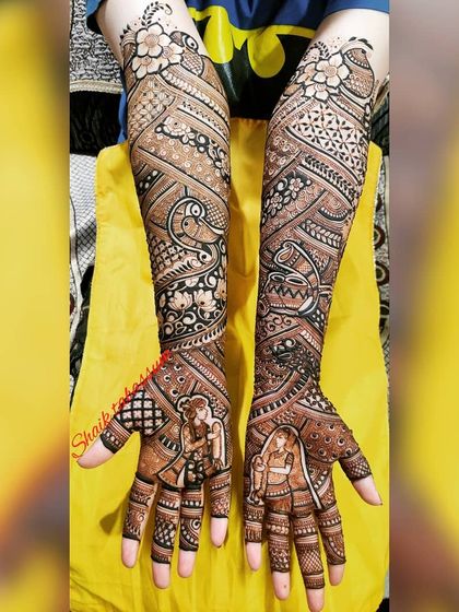 Shaik Tabassum - Destination Wedding Mehendi Traditional Motifs & Intricate Fillers photo 5