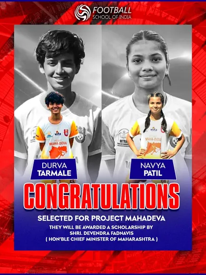 We are thrilled that our players Durva Tarmale and Navya Patil were selected for Project Mahadeva, earning a scholarship from the Hon'ble Chief Minister of Maharashtra.