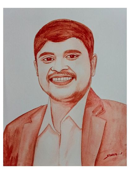 Sharan Ediga - Custom Portrait Art Blood Portraits: Your Story in Art photo 67