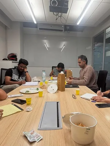 Our Ibex batch in session. It's so good to be back in the classroom with a bright, excited bunch of writers ready to learn and share.