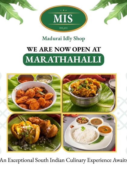 We are now open in Marathahalli! Come join us as we weave stories of tradition, taste, and togetherness.