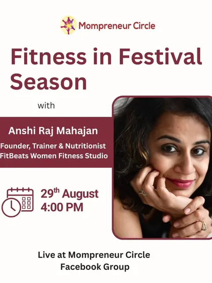 Festivals should be about joy, not food stress. I often do live sessions, like this one on "Fitness in Festival Season," to give practical tips on how to enjoy special occasions without derailing your health goals.