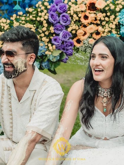 Wedlock Weddings - Full-Service Wedding Planning & Design Vibrant Haldi & Mehendi Ceremonies photo 35