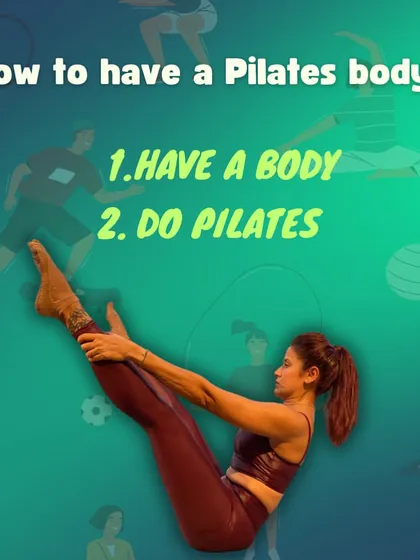 How to have a Pilates body? Step 1: Have a body. Step 2: Do Pilates. It's that simple. This practice is for everyone.