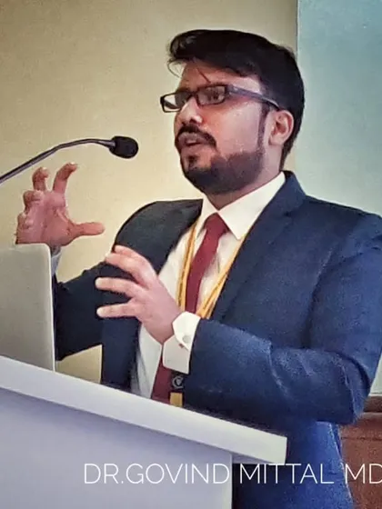 A throwback photo from my presentation at Dermacon 2019, a major national dermatology conference. Sharing knowledge on a national stage is something I thoroughly enjoy.