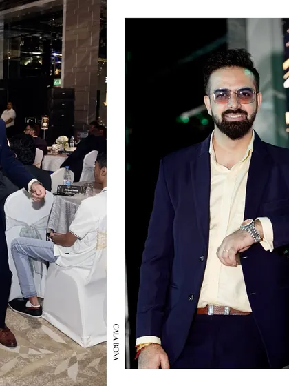 A stylish shot from the Dubai event, showcasing the professional look I bring to every corporate function.