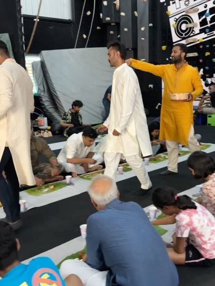 Another shot of our community meal. Everyone sits together on the floor, sharing food and stories. This is the essence of the Cali Fam.