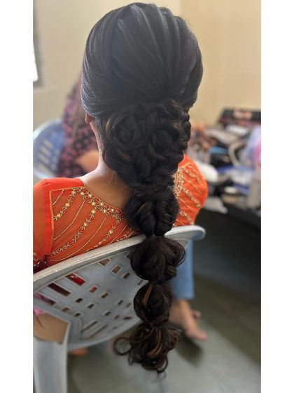 Ramya Gowda - Bridal & Occasion Hairstyling Complete Bridal Styling (Hair & Saree) photo 7