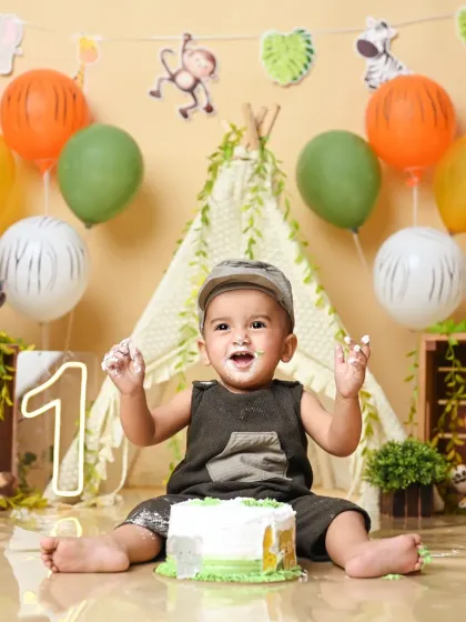 Abhinandan Photography - Family & Kids Photography First Birthday & Cake Smash Fun photo 25