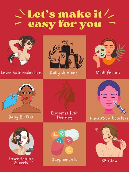 To make it easy for you, here is a look at some of the most popular and effective treatments for brides. We can create a plan for you that includes everything from medi-facials and laser toning to hydration boosters and daily skincare routines.