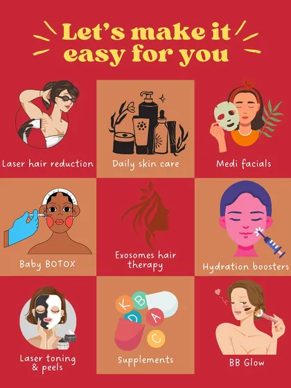 To make it easy for you, here is a look at some of the most popular and effective treatments for brides. We can create a plan for you that includes everything from medi-facials and laser toning to hydration boosters and daily skincare routines.